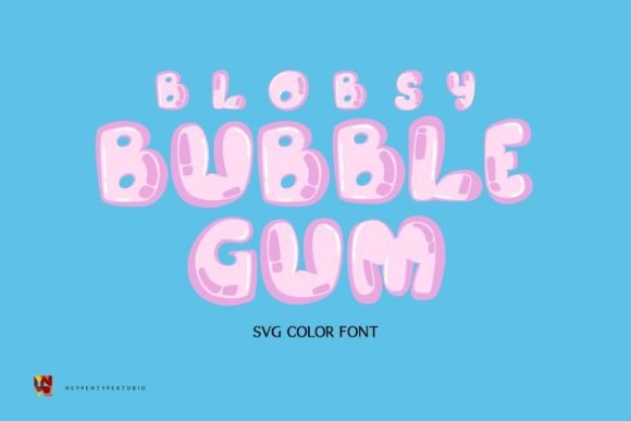 Blobsy Bubble Gum: A Playful Font for Creative Projects