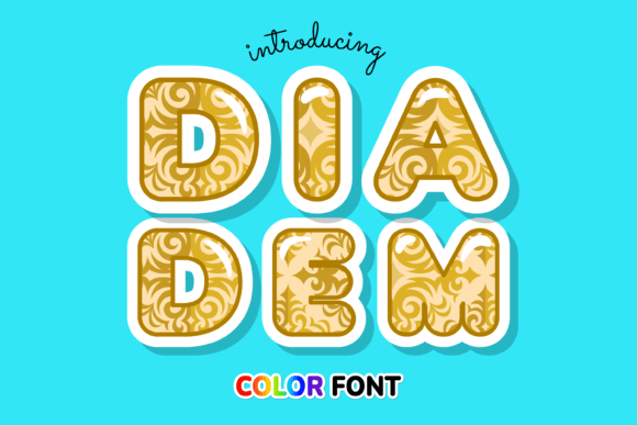 Diadem: A Crown-Inspired Color Font for Modern Creators