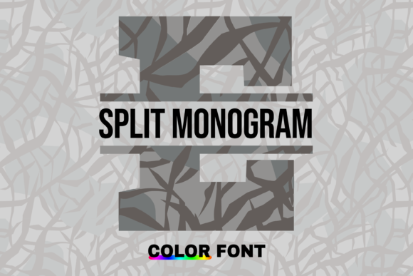 Elephant Split: A Playful Display Font for Memorable Branding