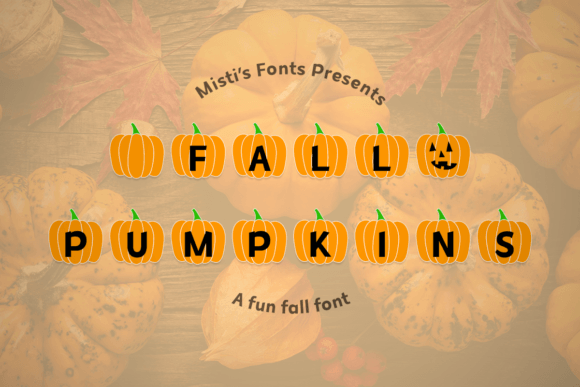 Fall Pumpkins: A Festive Font for Autumn Creations