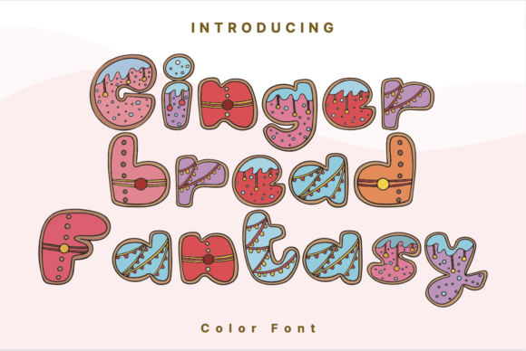 Gingerbread Fantasy: A Whimsical Font for Bold, Playful Branding