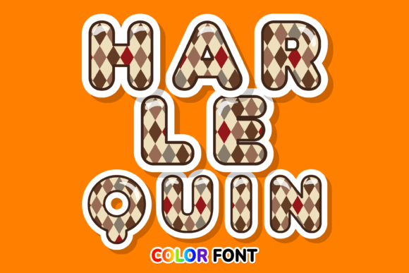 Harlequin: A Vibrant Color Font for Bold Creations