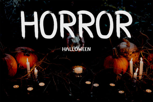Horror Font: A Spooky Typeface for Bold Halloween Designs