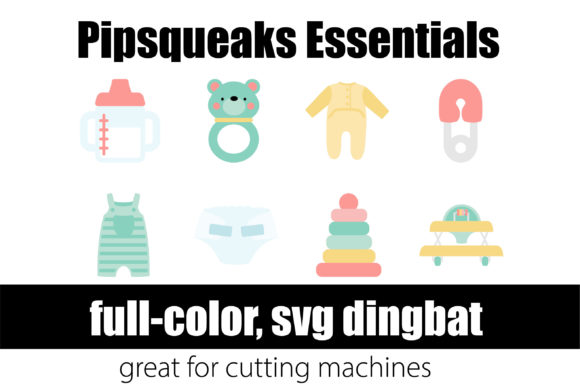Pipsqueaks Firsts: A Color Font for Bold, Playful Designs