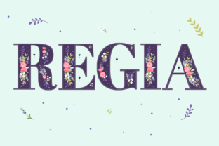 Regia: The Vibrant Color Font That Brings Joy to Your Designs