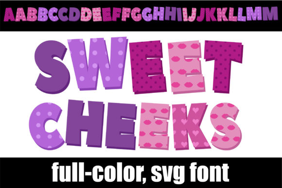 Unleash Creative Energy with the Sweet Cheeks Color Font