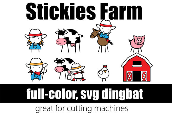 Why Stickies Farm is the Color Font Your Designs Need
